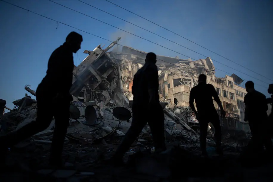 Gaza City destruction - enlarge